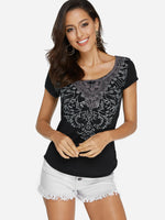 Custom Womens Floral Print Top