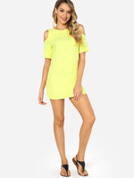 OEM ODM Womens Short Sleeve Mini Dresses