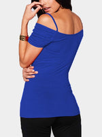 NEW FEELING Womens Royal T-Shirts