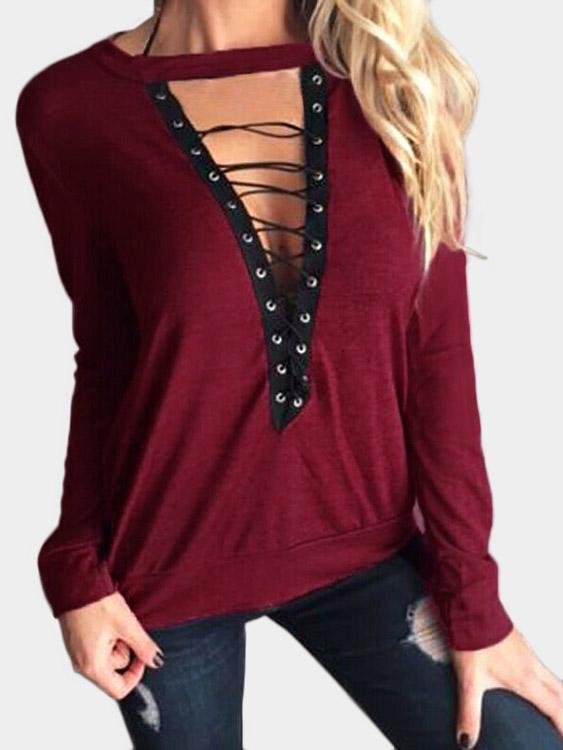 OEM Ladies Burgundy T-Shirts