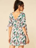 ODM Ladies Half Sleeve Mini Dresses