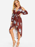 ODM Ladies Long Sleeve Maxi Dress