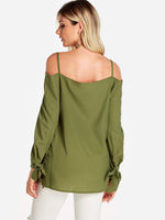NEW FEELING Womens Green Blouses