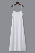 NEW FEELING Womens White Maxi Dresses