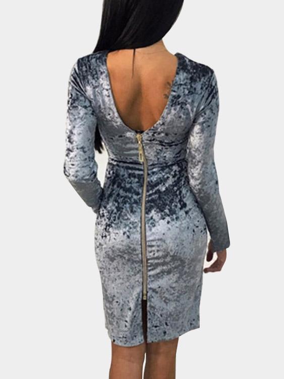 NEW FEELING Womens Grey Midi Dresses