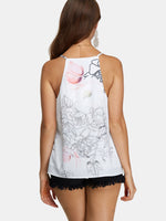 NEW FEELING Womens White Camis