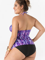 NEW FEELING Womens Multi Plus Size Swimwear