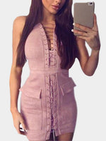 NEW FEELING Womens Pink Mini Dresses