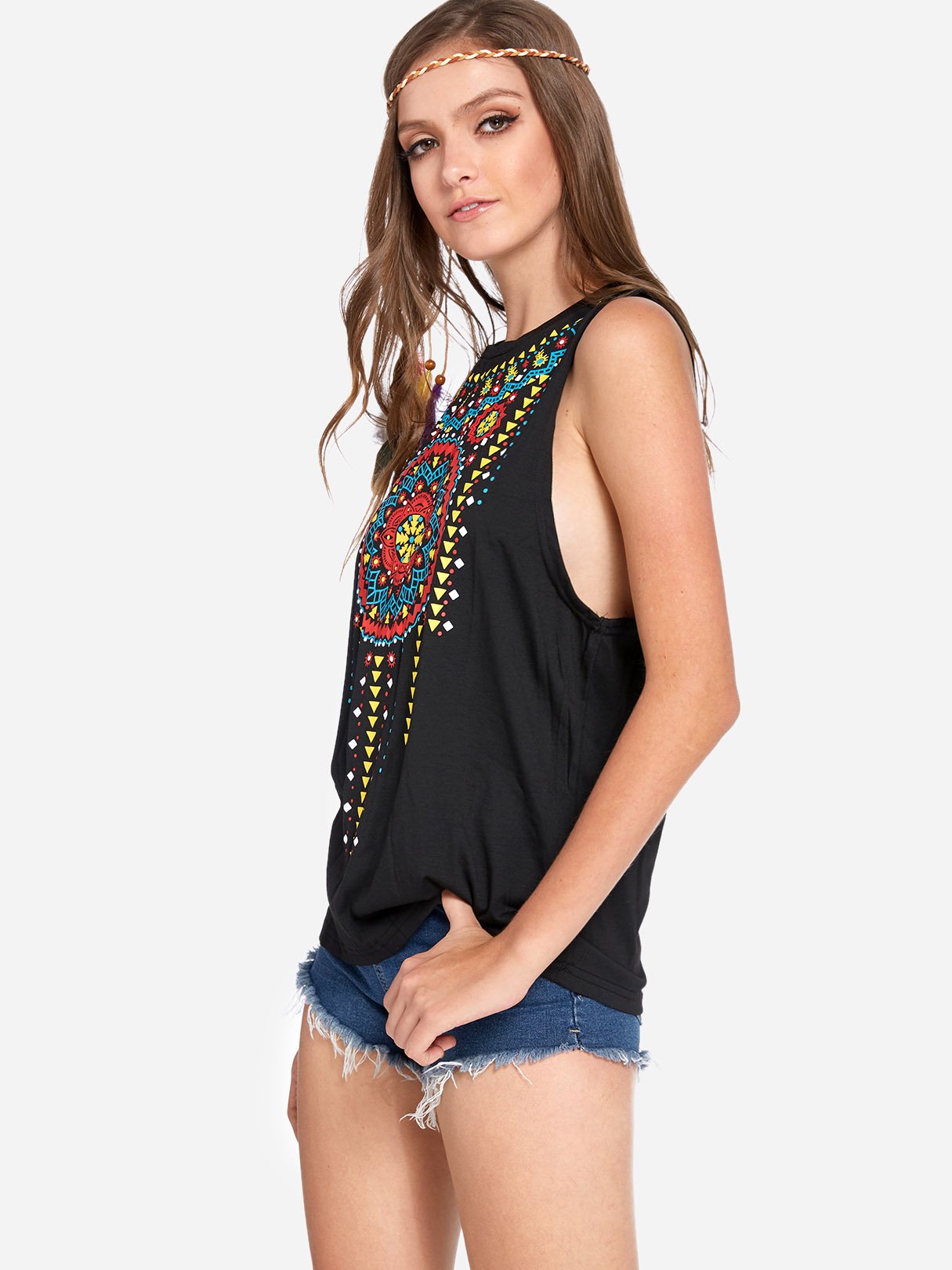 OEM Ladies Black Camis
