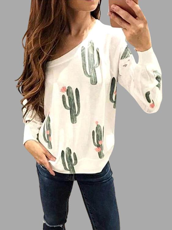 NEW FEELING Womens White T-Shirts
