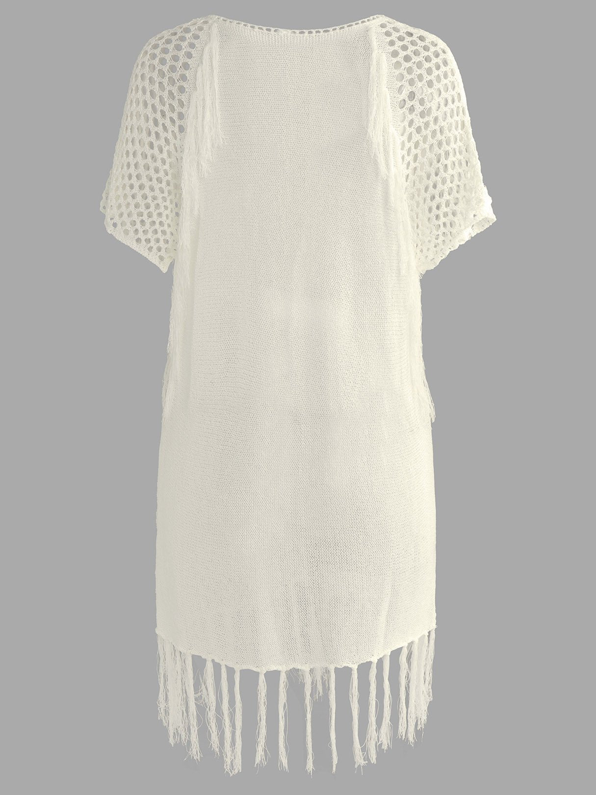 NEW FEELING Womens White Cover-Ups