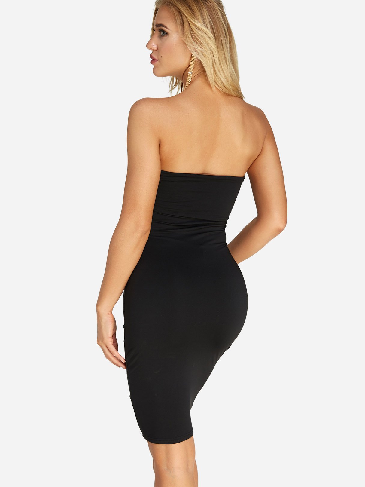 NEW FEELING Womens Black Mini Dresses