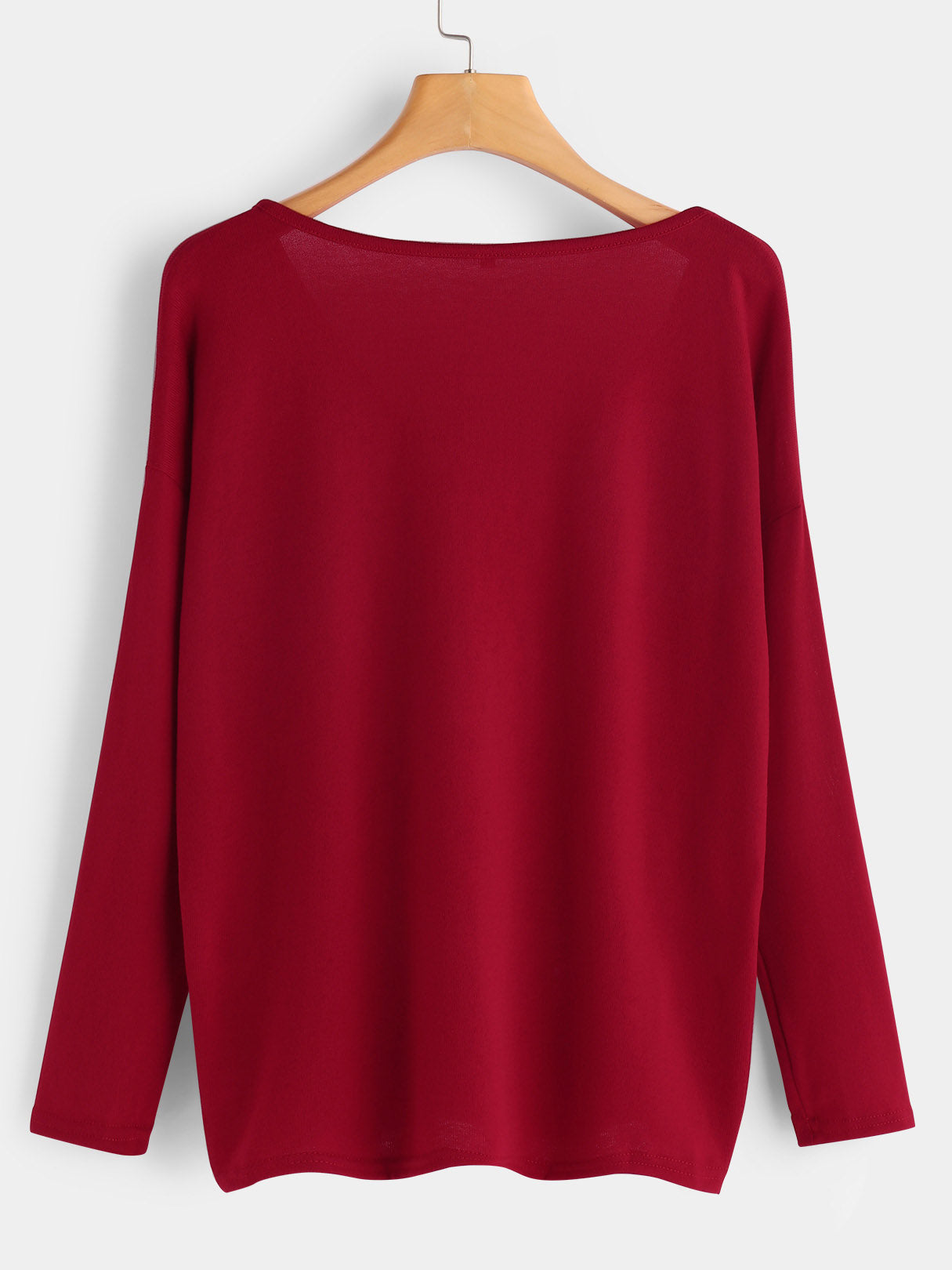 NEW FEELING Womens Red Plus Size Tops