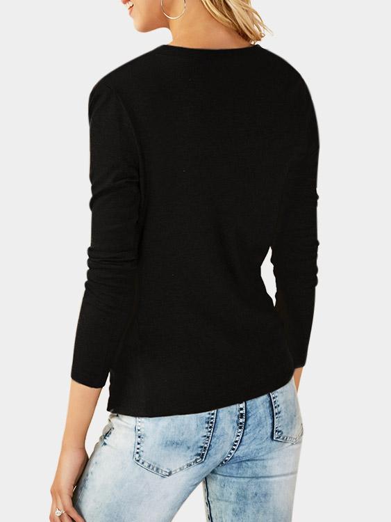 OEM ODM Ladies Black T-Shirts