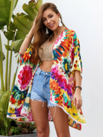 Custom Womens Floral Print Kimono