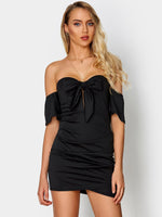OEM ODM Womens Short Sleeve Mini Dress