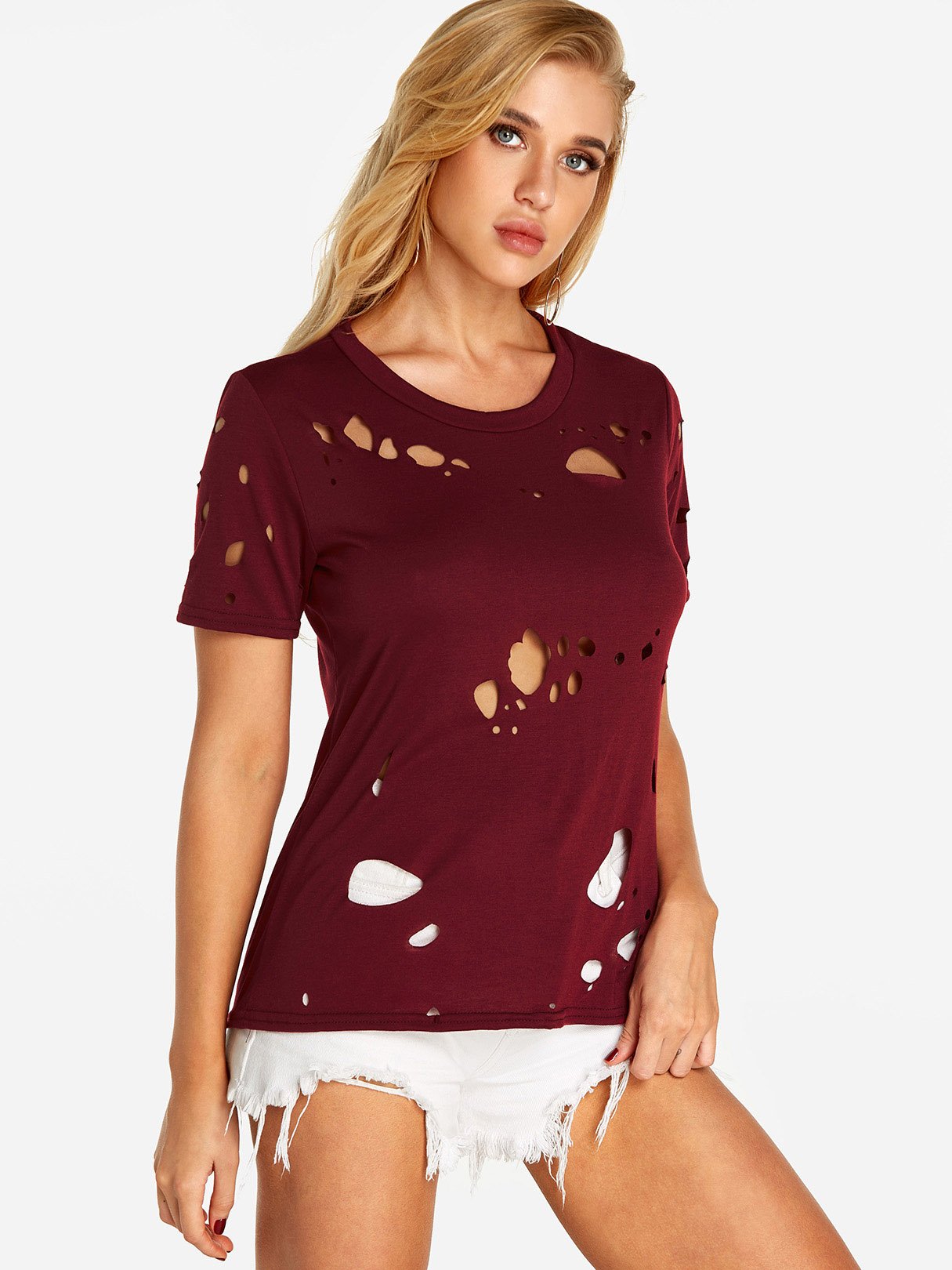 OEM Ladies Red T-Shirts