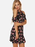 OEM Ladies Black Mini Dresses