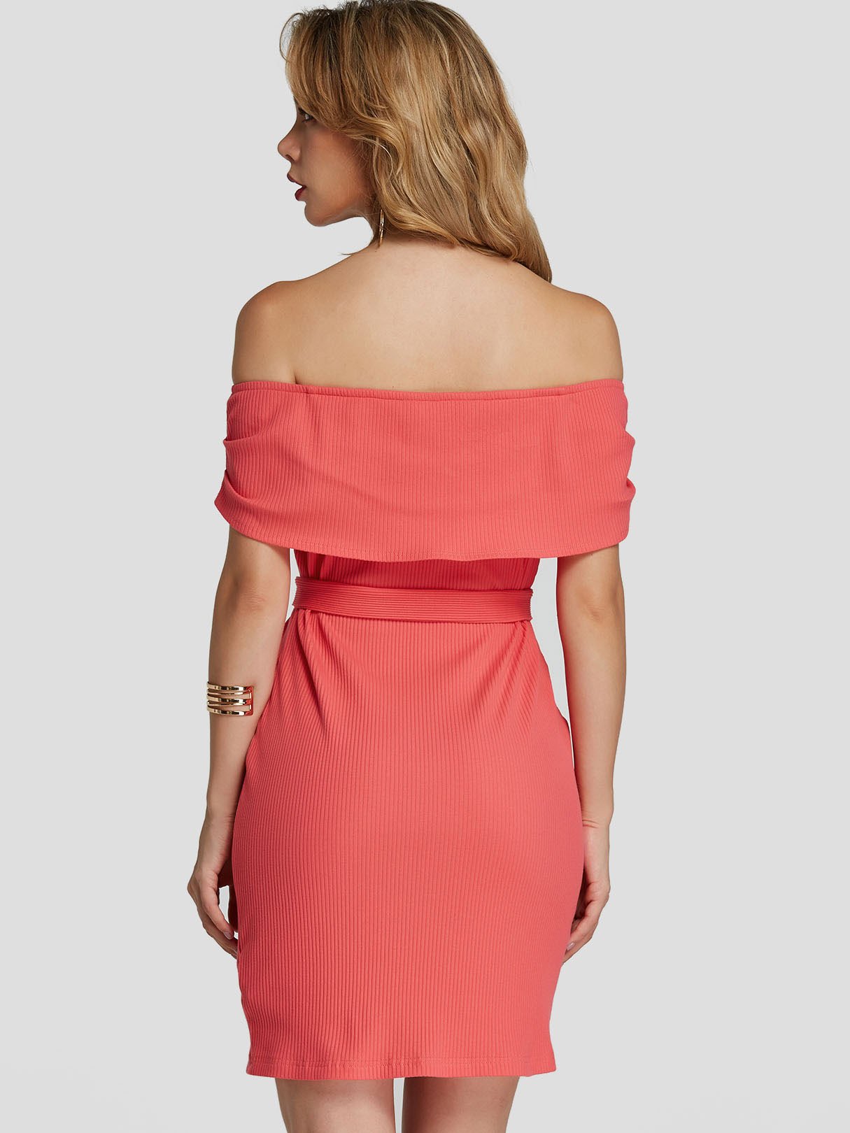 OEM Ladies Pink Mini Dresses