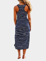 OEM ODM Womens Navy Maxi Dresses