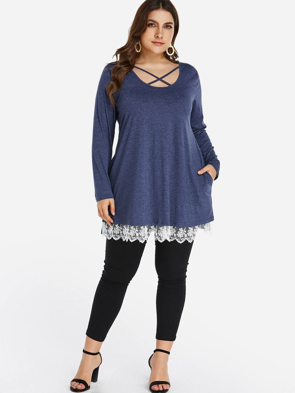 Custom Womens Plus Size Tunic Tops