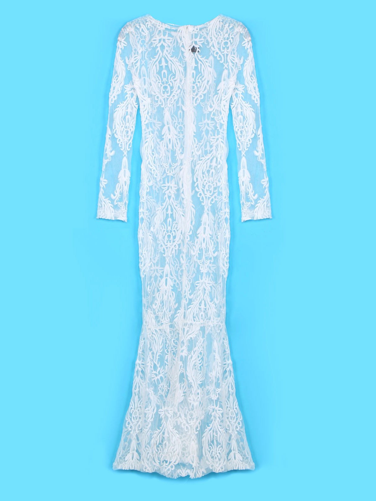 NEW FEELING Womens White Maxi Dresses