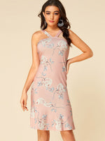 OEM ODM Ladies White Floral Dresses