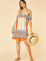 NEW FEELING Womens Multi Mini Dresses