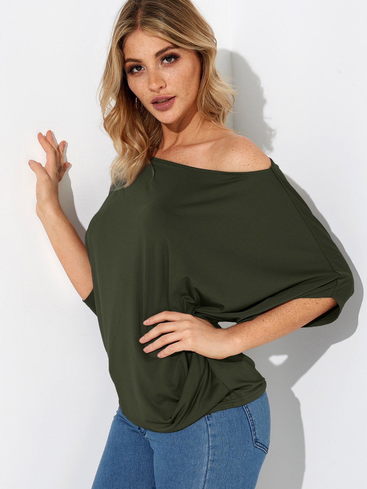OEM Ladies Army Green T-Shirts
