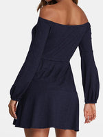 NEW FEELING Womens Navy Mini Dresses