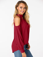 Custom Ladies Navy Blouses