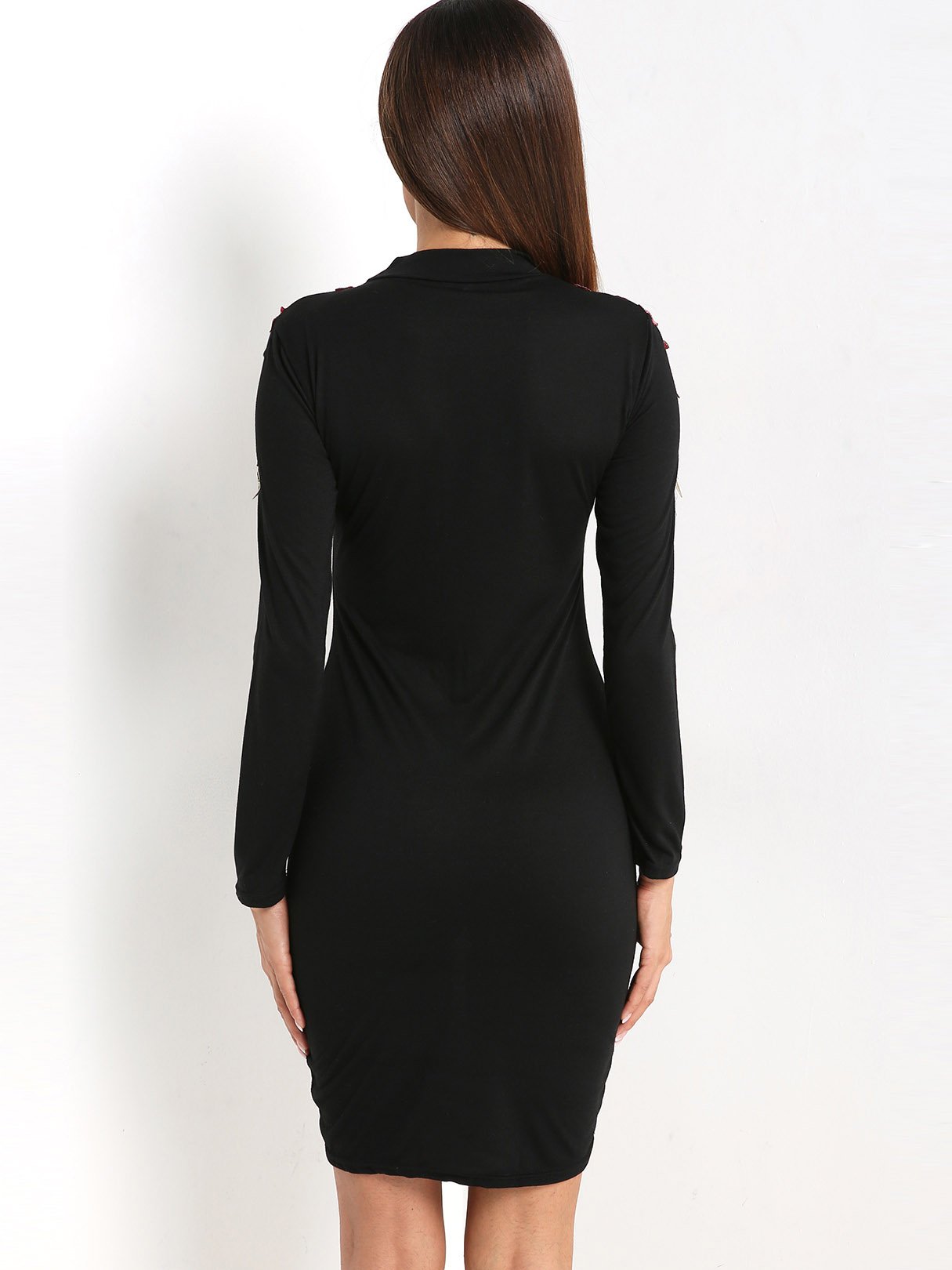 NEW FEELING Womens Black Casual Dresses
