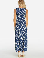 NEW FEELING Womens Navy Maxi Dresses