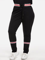 NEW FEELING Womens Black Plus Size Bottoms