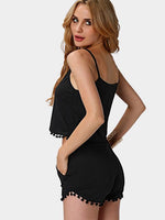 NEW FEELING Womens Black Two Piece Outfits