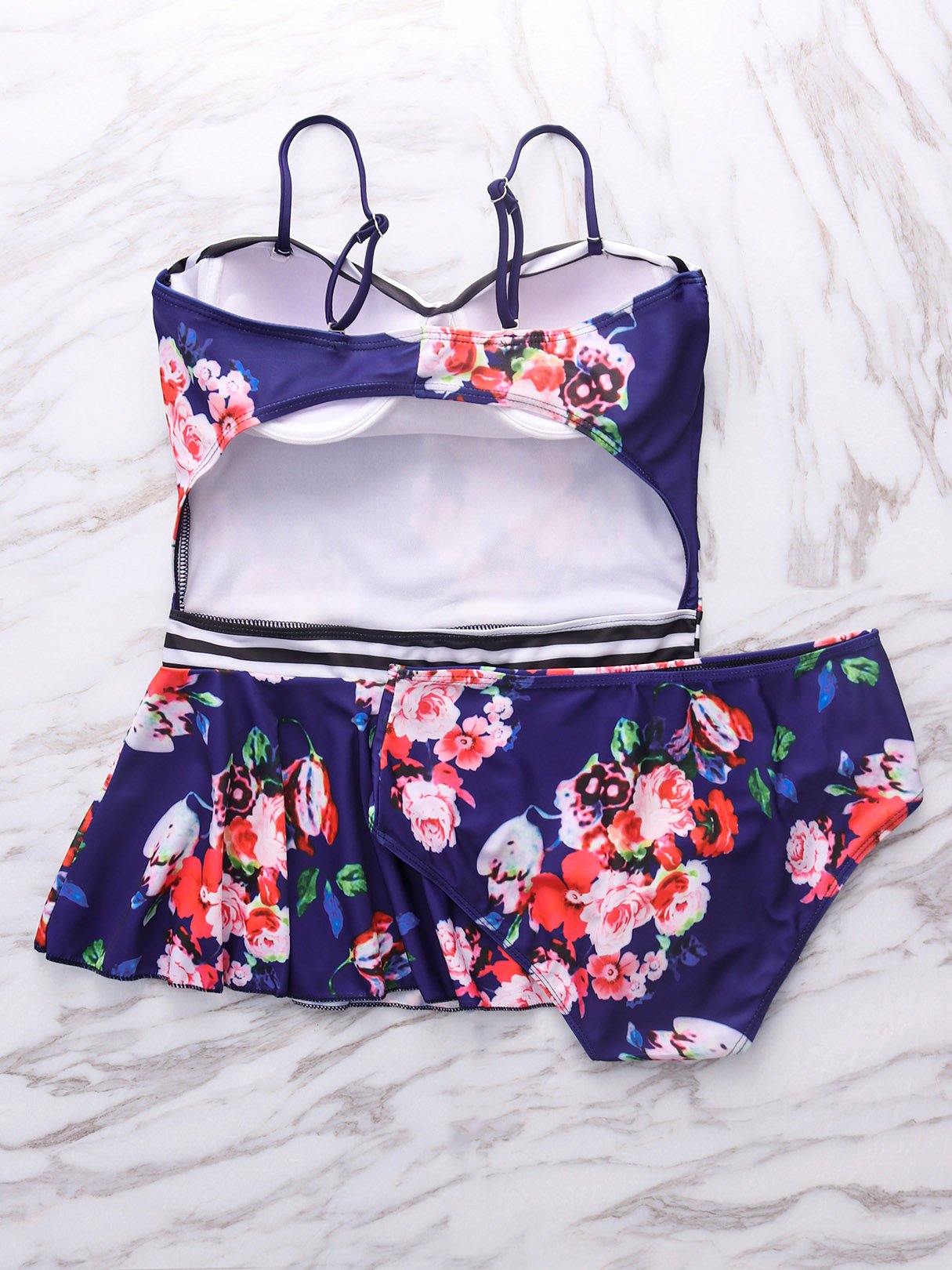 NEW FEELING Womens Navy Bikinis
