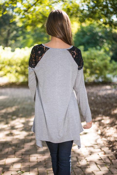 NEW FEELING Womens Grey T-Shirts