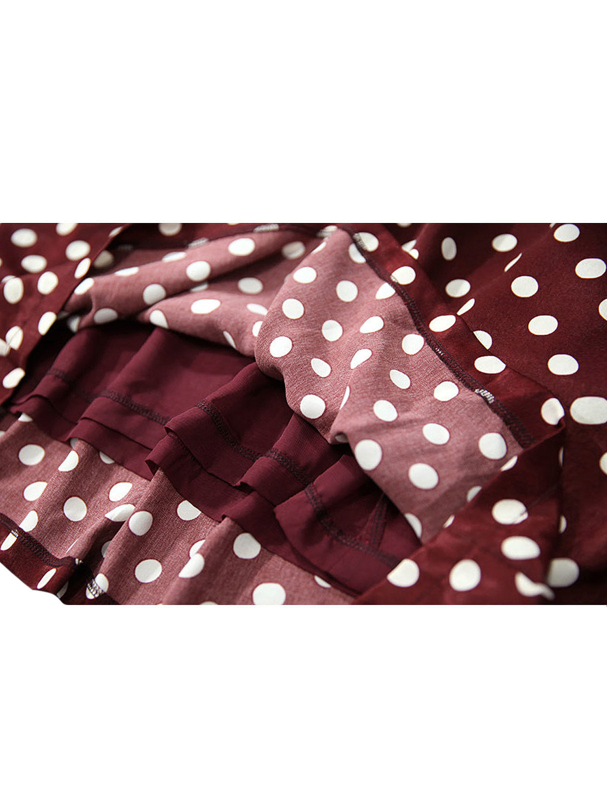 OEM Ladies Burgundy Plus Size Dresses