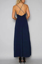 NEW FEELING Womens Blue Maxi Dresses