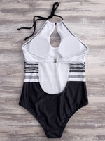NEW FEELING Womens White One-Pieces