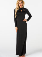 ODM Ladies Long Sleeve Maxi Dress