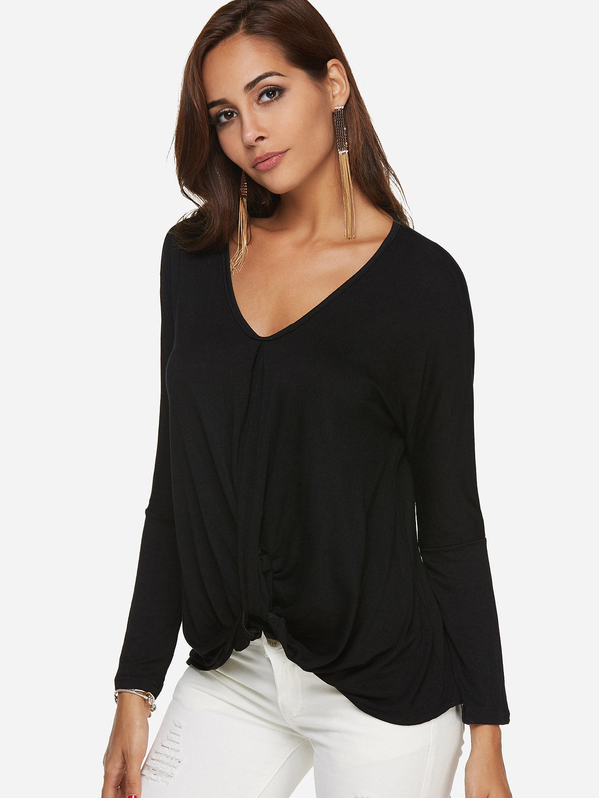 OEM Ladies Black T-Shirts