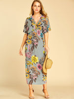 NEW FEELING Womens Multi Floral Dresses