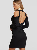 NEW FEELING Womens Black Sexy Dresses