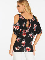 NEW FEELING Womens Black T-Shirts