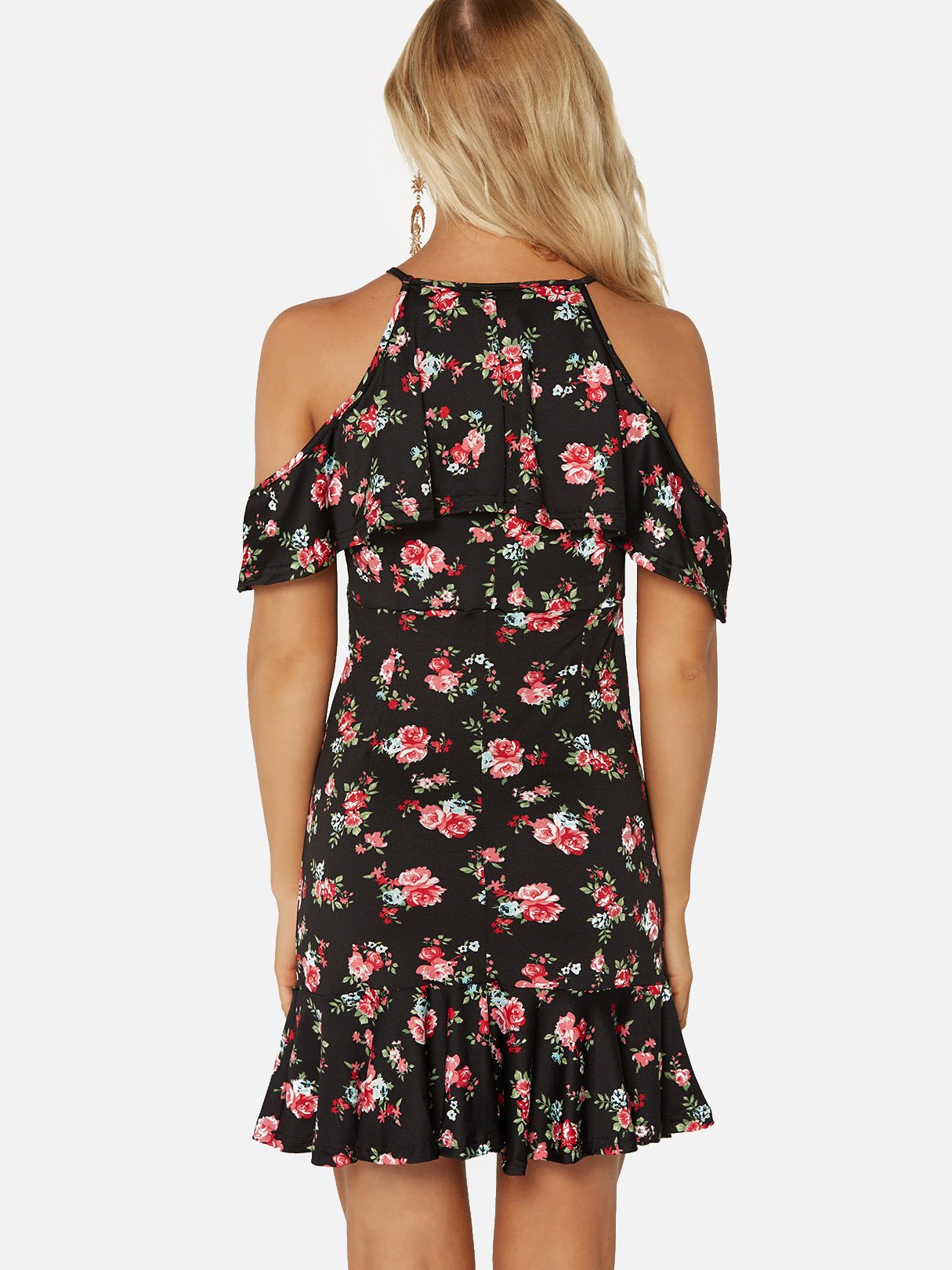NEW FEELING Womens Black Mini Dresses
