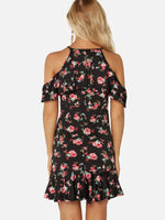 NEW FEELING Womens Black Mini Dresses