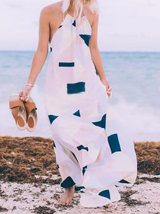 ODM Ladies Sleeveless Maxi Dress