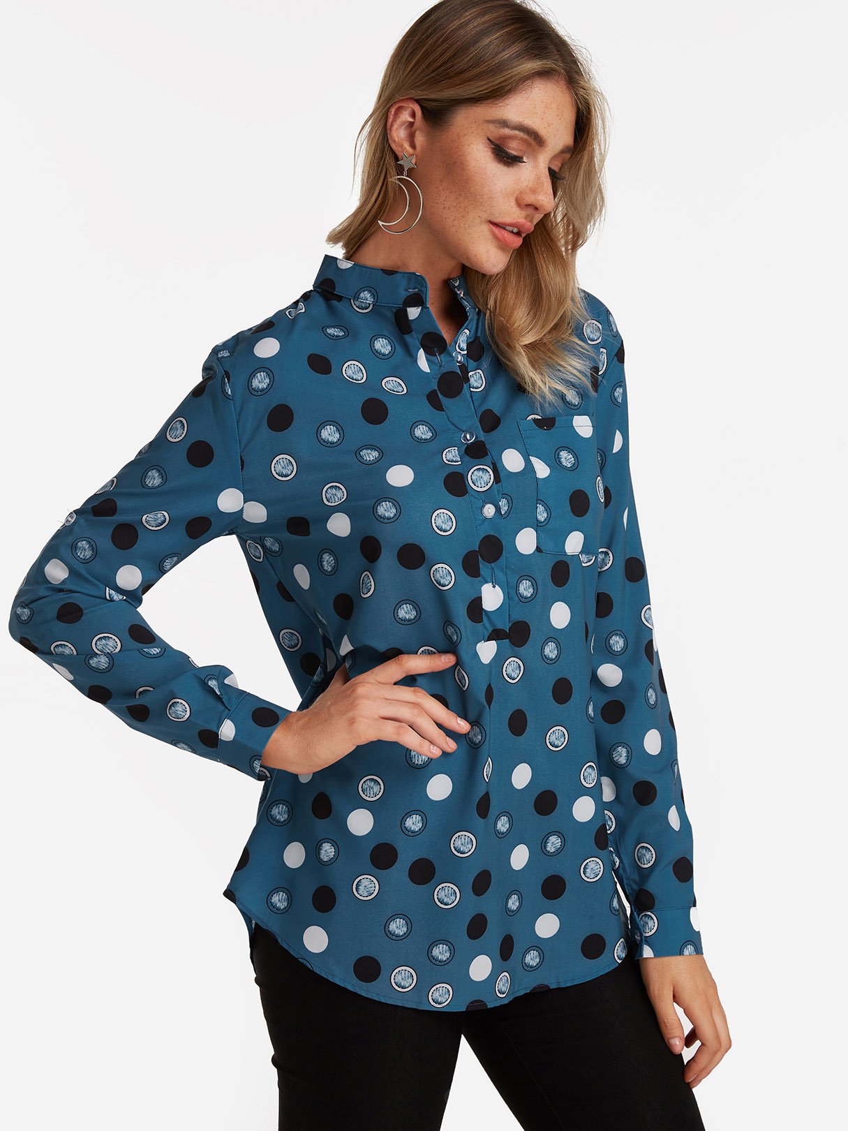OEM ODM Ladies Work Blouses And Tops