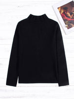 Wholesale High-Neck Long Sleeved Top